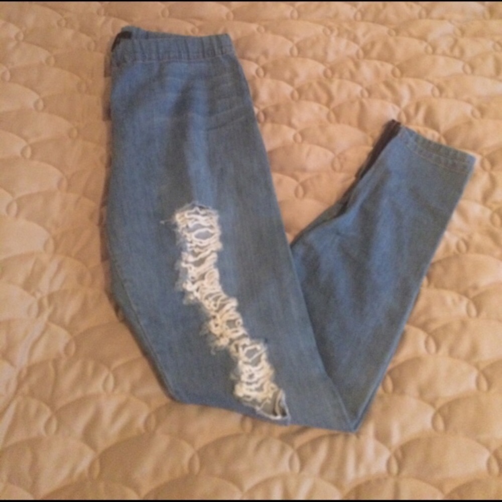 Joe's Jeans leggings destroyed size L